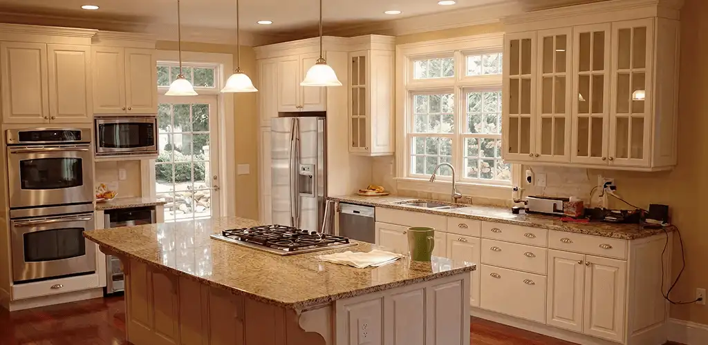 Custom cabinet door installation and kitchen upgrade in Anaheim, CA