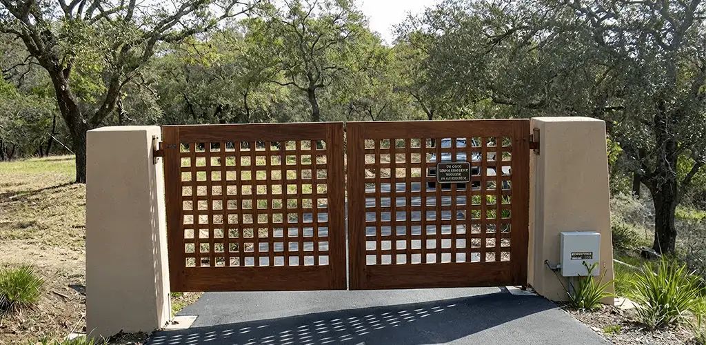 Driveway gate installation for a residential property in Anaheim, CA